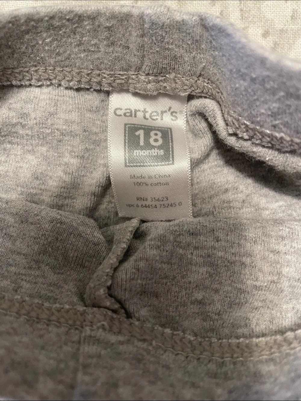 Carter's Gray and White Striped Dinosaur Set with Blue Spikes